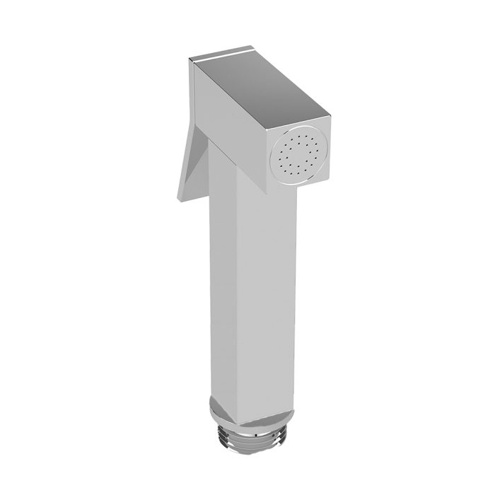 Grifo de bidet empotrado cuadrado cromado (1 vía) - Serie tajo – Image 4
