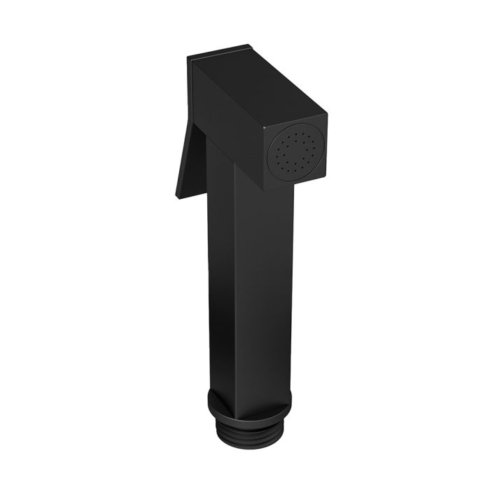 Grifo de bidet empotrado cuadrado negro mate - Serie Tajo - Imagen 4