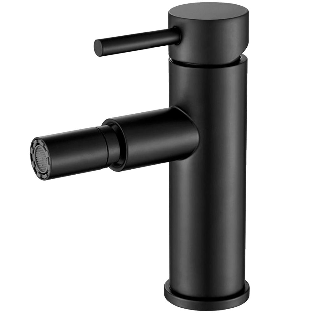 Grifo de bidet monomando redondo caño recto negro mate Serie Palancia –  VALAZ – Fabricación y comercialización de grifería