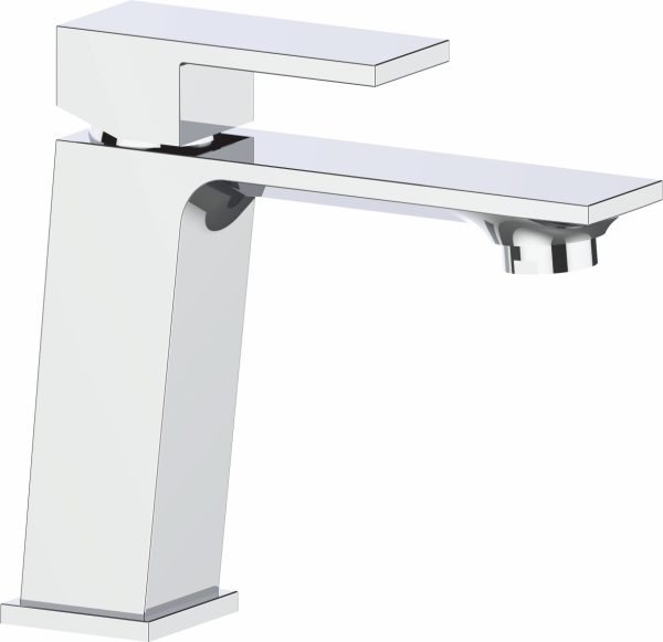 Grifo de lavabo empotrado ovalado con embellecedor cuadrado negro mate  serie sil – VALAZ – Fabricación y comercialización de grifería