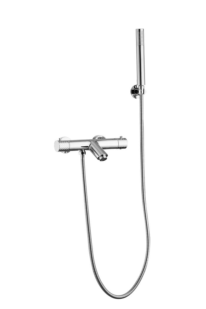 Grifo de ducha/bañera termostático cromado maneta luxury - Serie Birim
