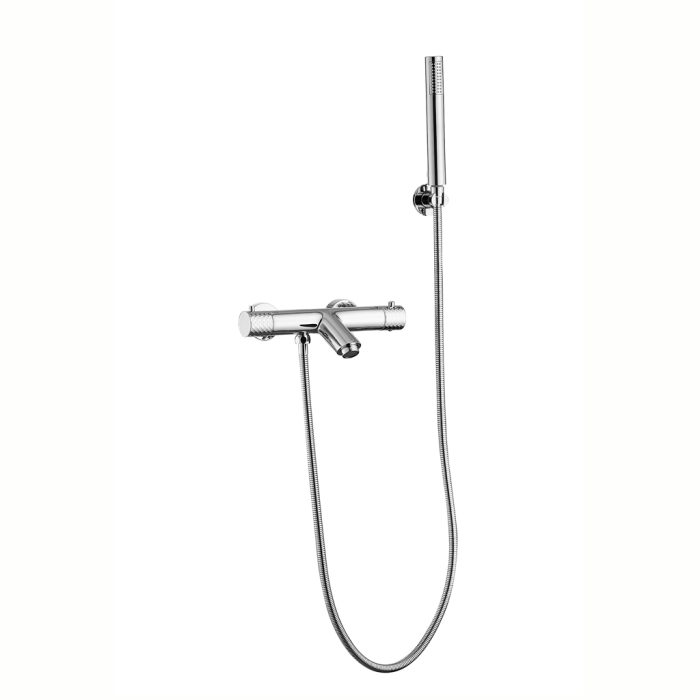 Grifo de ducha/bañera termostático cromado maneta luxury - Serie Birim