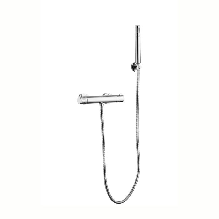 Grifo de ducha termostático cromado maneta luxury - Serie Birim