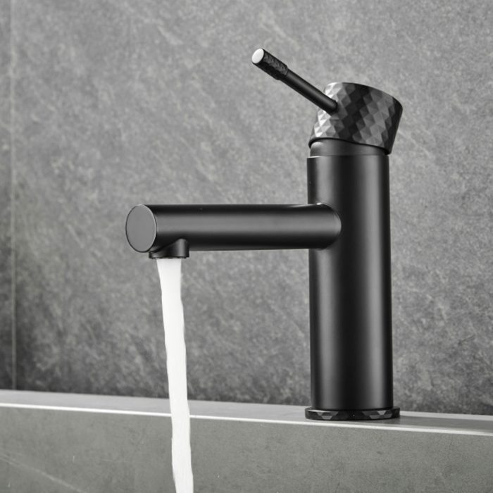 Grifo de lavabo  monomando acabado maneta luxury negro mate - Serie Birim - immagine 3