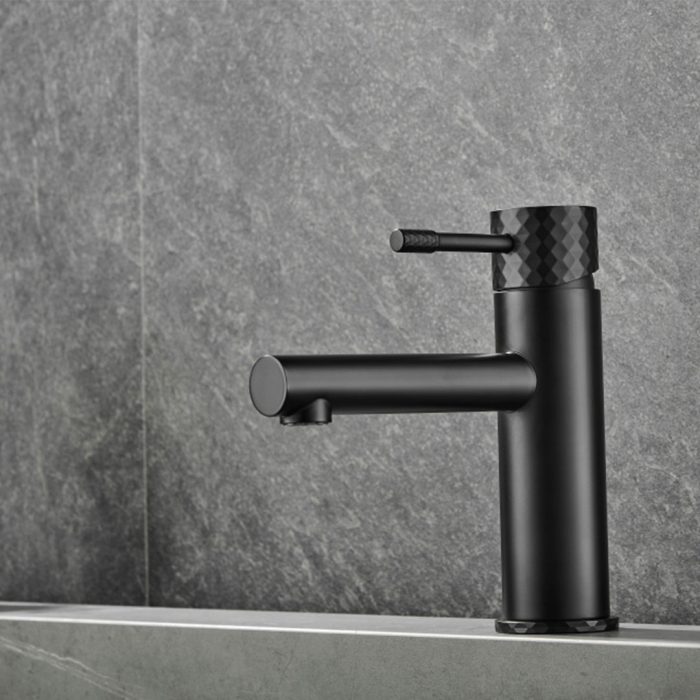 Grifo de lavabo  monomando acabado maneta luxury negro mate - Serie Birim - immagine 4