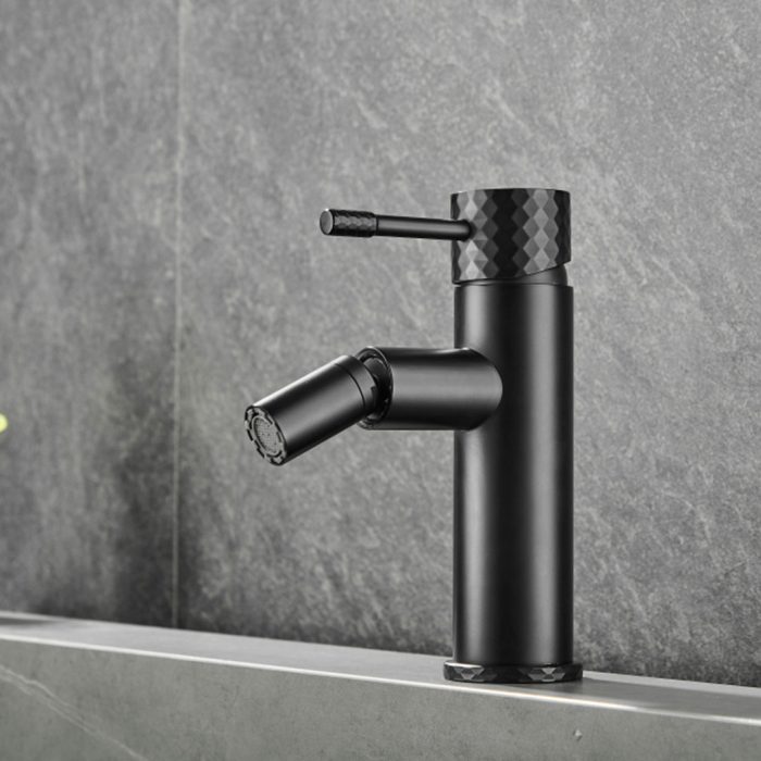 Grifo de bidé monomando acabado maneta luxury negro mate - Serie Birim - immagine 3