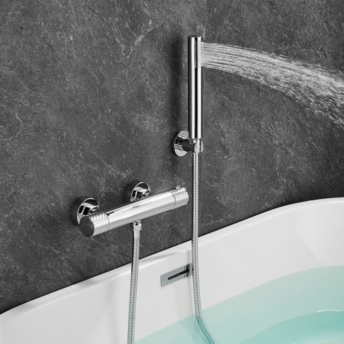 Grifo de ducha termostático cromado maneta luxury - Serie Birim - Imagen 3