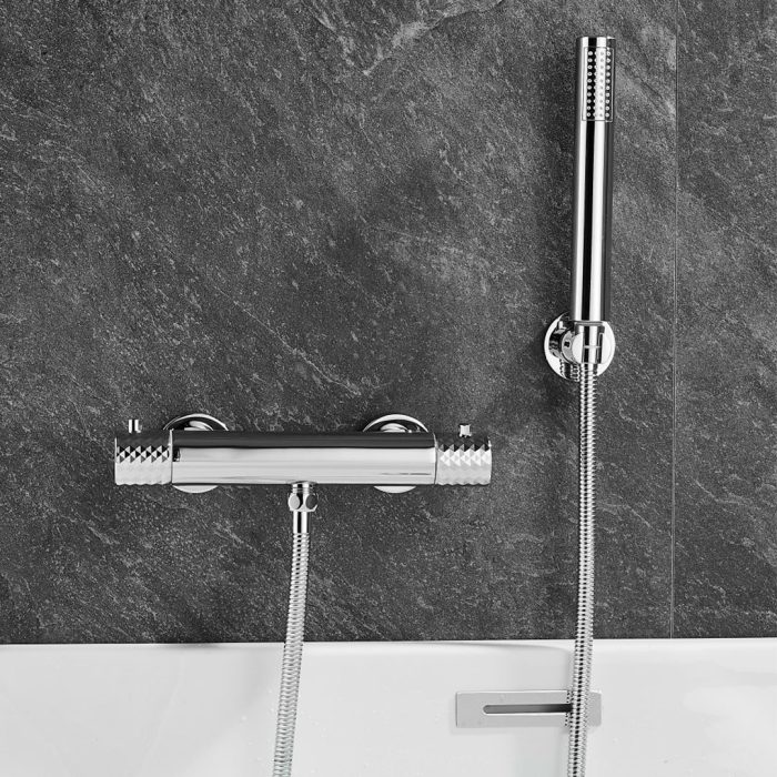Grifo de ducha termostático cromado maneta luxury - Serie Birim - Imagen 4