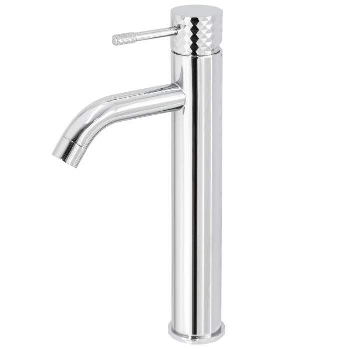 Grifo de lavabo alto monomando acabado maneta luxury cromado - Serie Oda