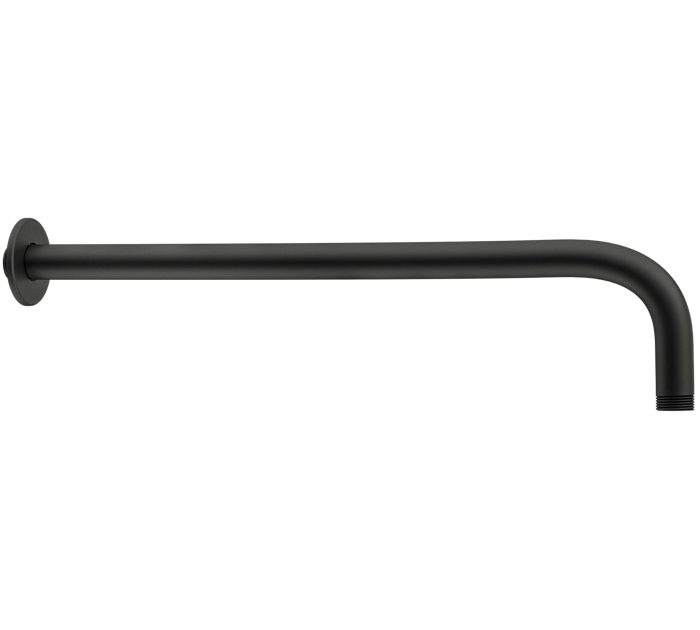 Soporte pared redondo negro mate