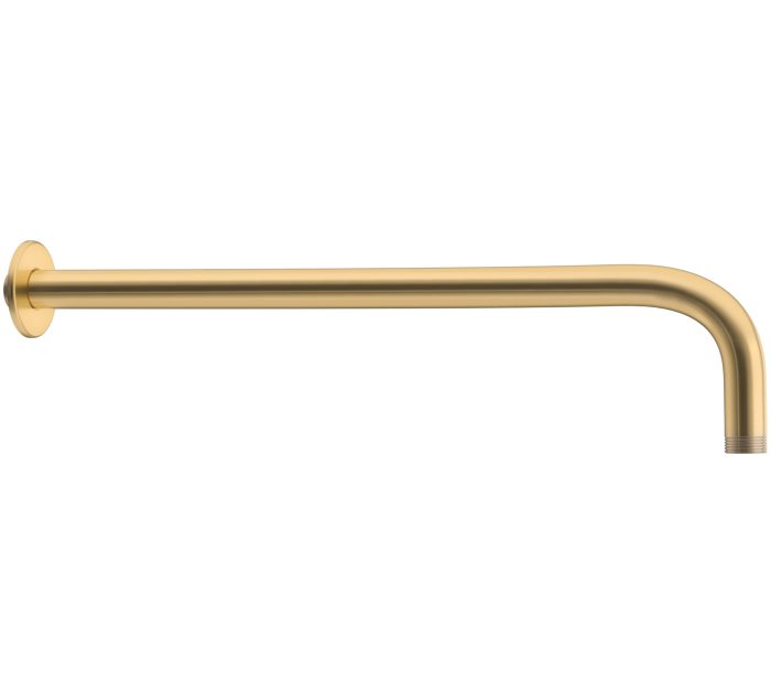 Soporte pared redondo oro mate con protección PVD
