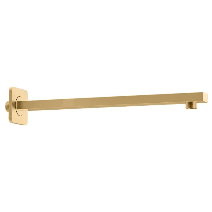 Soporte pared cuadrado oro mate con protección PVD