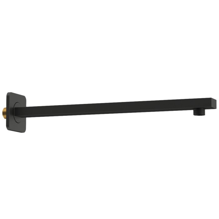Soporte pared cuadrado negro mate