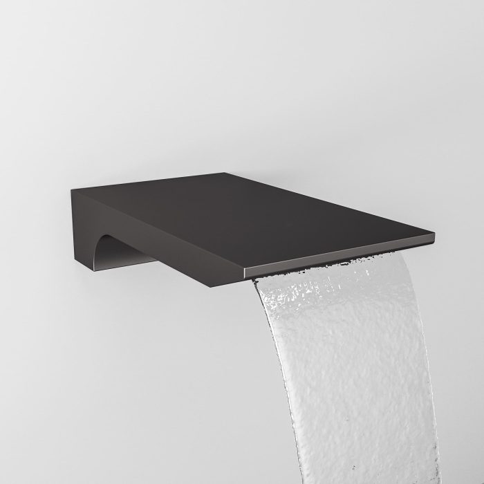 Caño cascada negro mate TJ007 con rosca 1/2 - immagine 3
