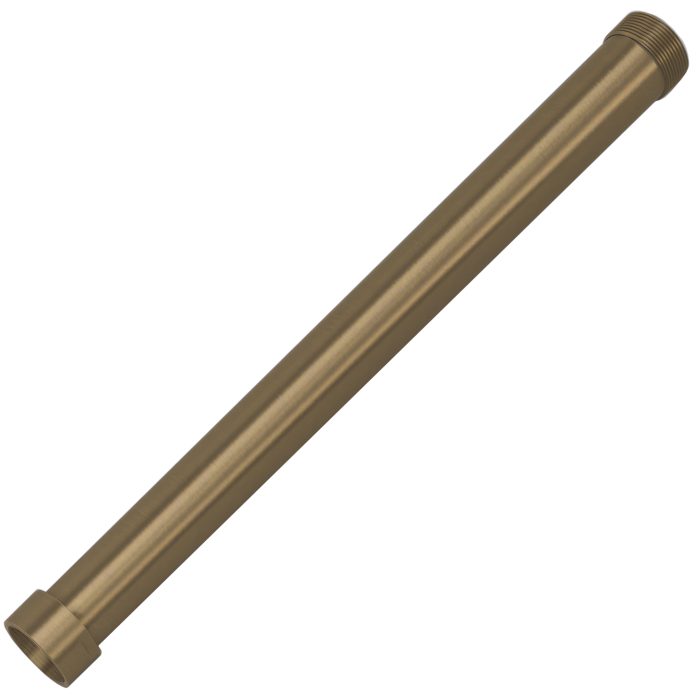 Tubo alargador ducha dorado envejecido 30 cm