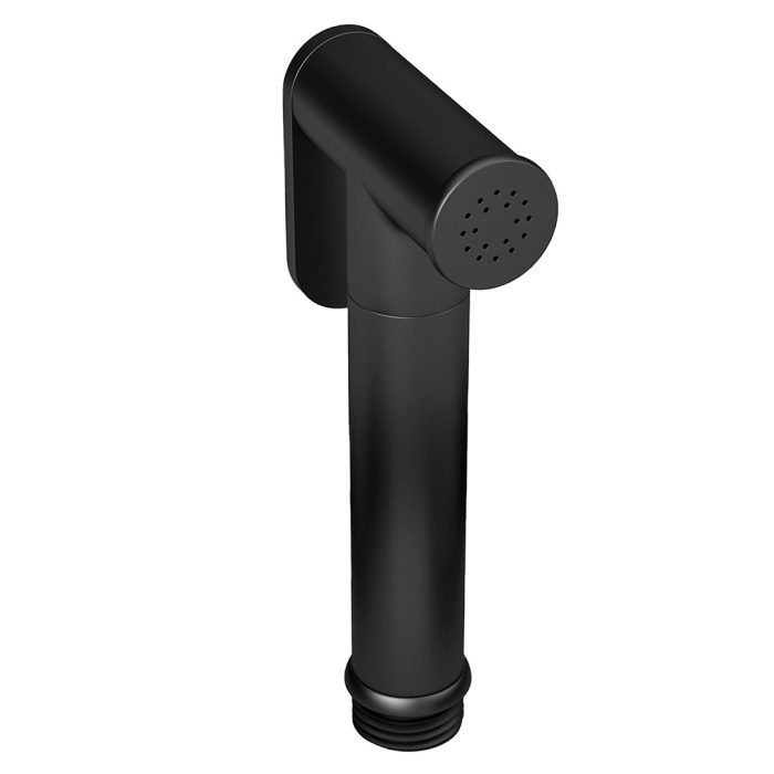 Grifo de bidet empotrado redondo negro mate- Serie Jucar - Imagen 3