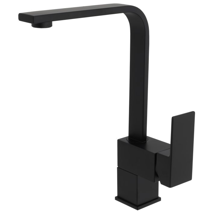 Grifo de cocina monomando negro mate - Serie Lor