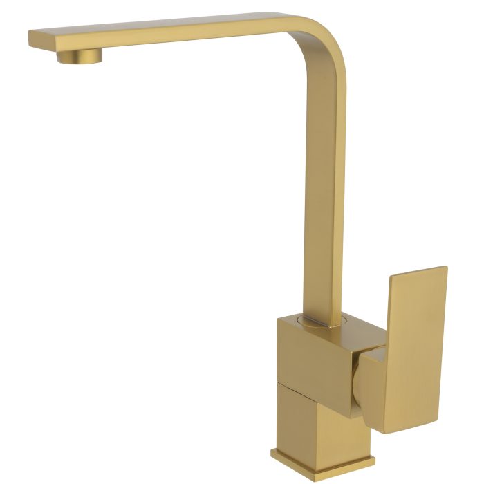 Grifo de cocina monomando oro mate - Serie Lor