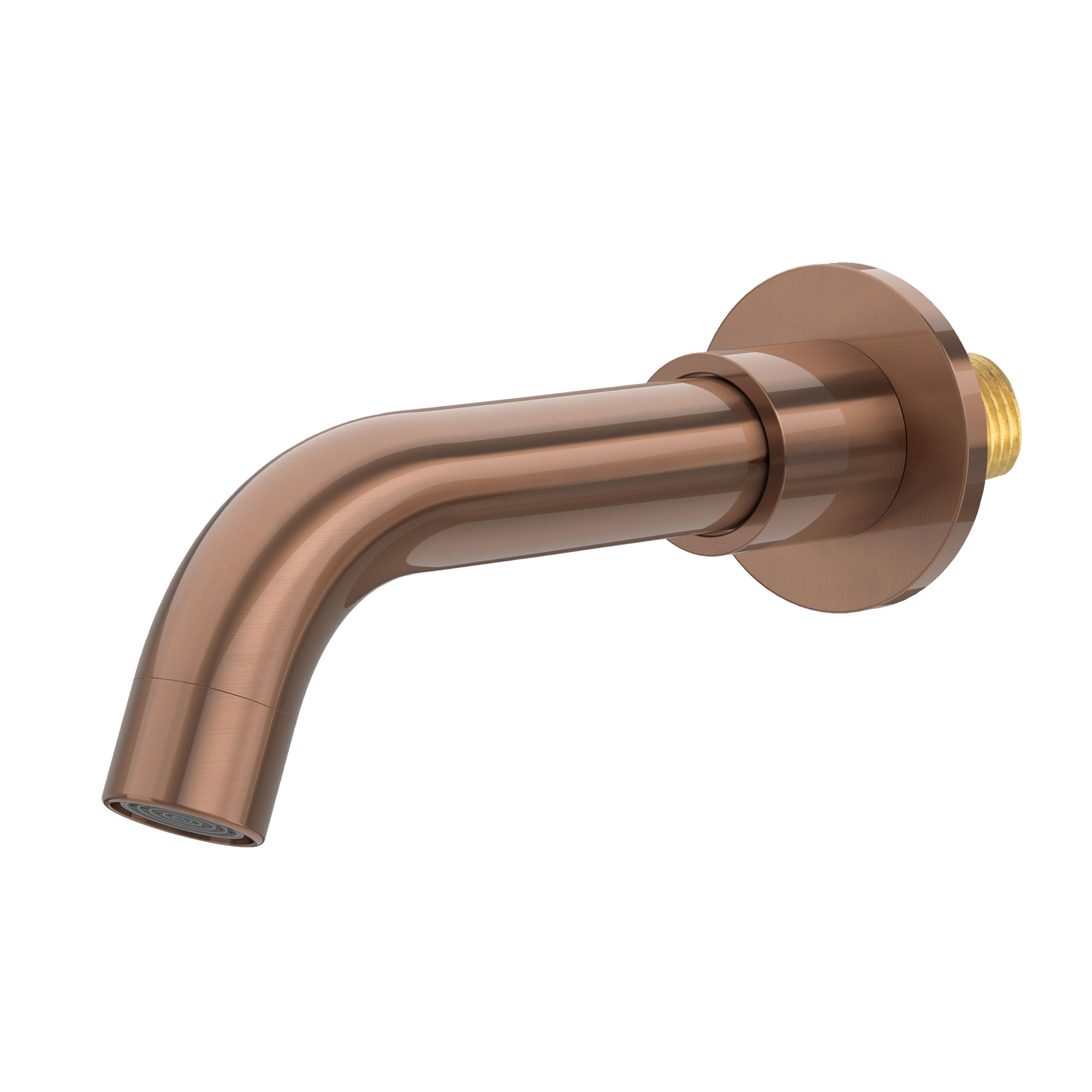 Caño redondo 15cm oro rosa